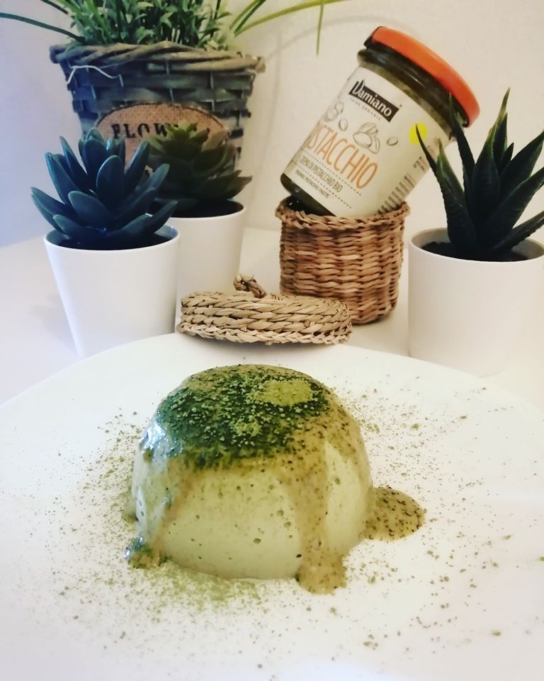 Panna cotta al pistacchio